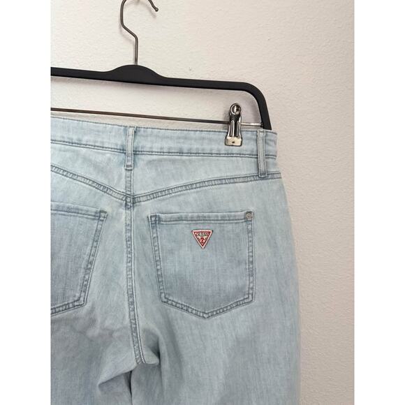 Guess Women’s Sequin Y2K Relaxed Fit Distressed Denim Jeans Sz 27 NWT - Picture 5 of 9